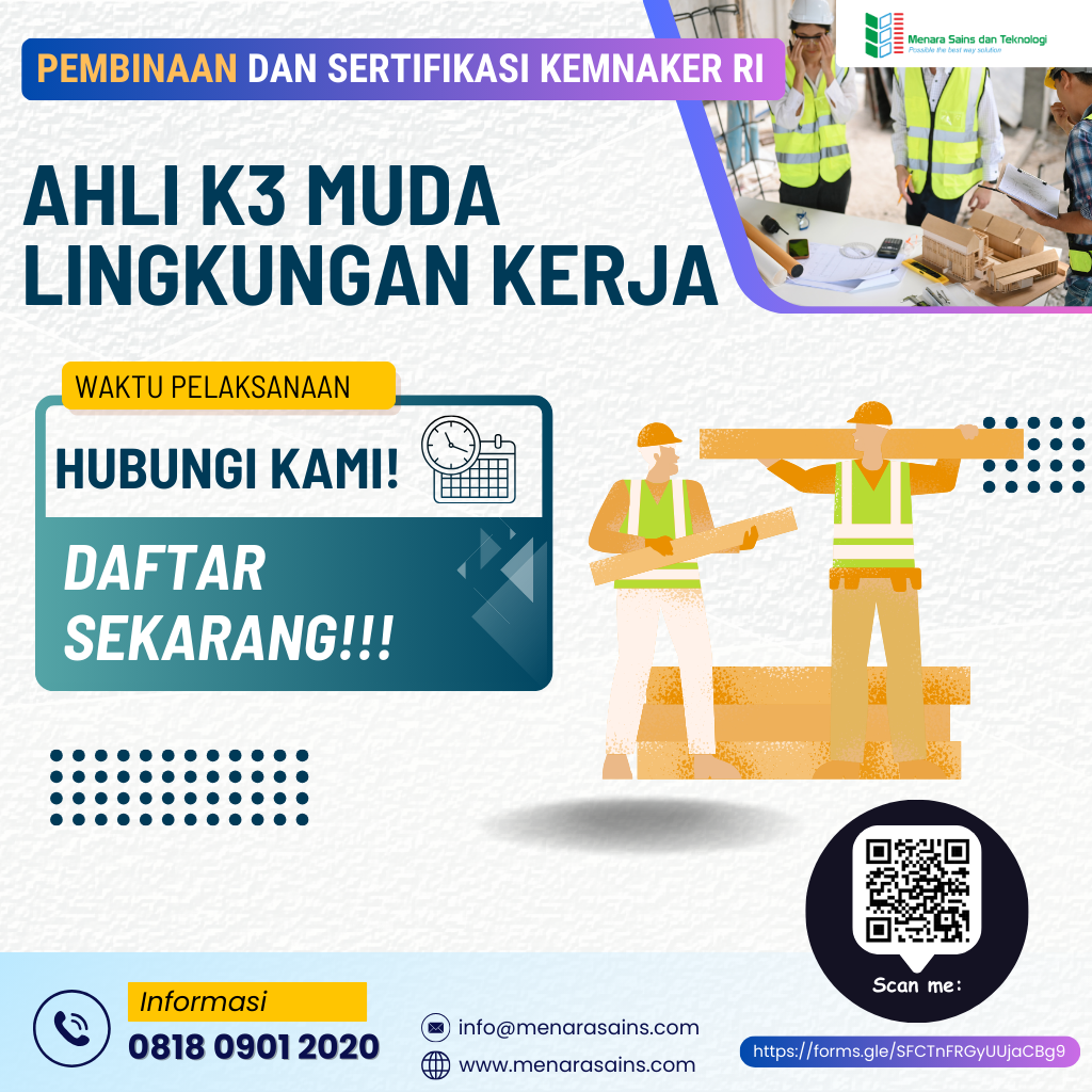 Sertifikasi Kemnaker RI - Menara Sains dan Teknologi